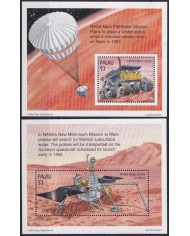 F-EX62486 PALAU MNH 1998 MAR F-EX62486S SPACE EXPLORATION STATION COSMOS SATELLITE.