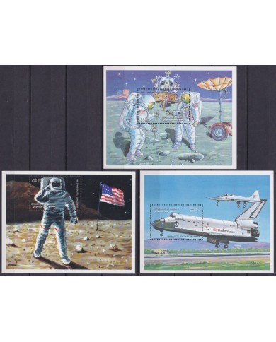 F-EX62410 DJIBOUTI MNH 2000 SPACE EXPLORATION COSMOS SATELLITE ROCKET AVION.