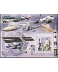F-EX62587 GUINEA BISSAU MNH 2006 SPACE STATION EXPLORATION COSMOS SATELLITE ROCKET.