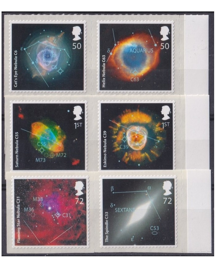 F-EX62435 UK ENGLANG MNH 2007 ASTRONOMICAL SPACE EXPLORATION COSMOS SATELLITE NEBULA.