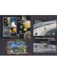 F-EX62597 LIBERIA MNH 2007 50th ANNIV SPACE EXPLORATION COSMOS SATELLITE ROCKET.