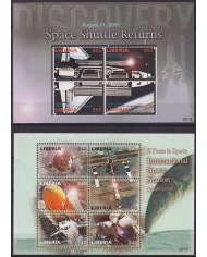 F-EX62596 LIBERIA MNH 2007 SOYUZ VENUS COLUMBIA SPACE EXPLORATION COSMOS SATELLITE ROCKET.