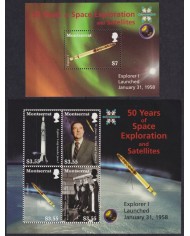 F-EX62634 MONTSERRAT MNH 2008 50th SPACE EXPLORATION COSMOS SATELLITE ROCKET.