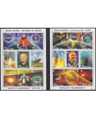 F-EX62633 MONGOLIA MNH 2009 JOHN GLENN SPACE EXPLORATION COSMOS SATELLITE ROCKET.