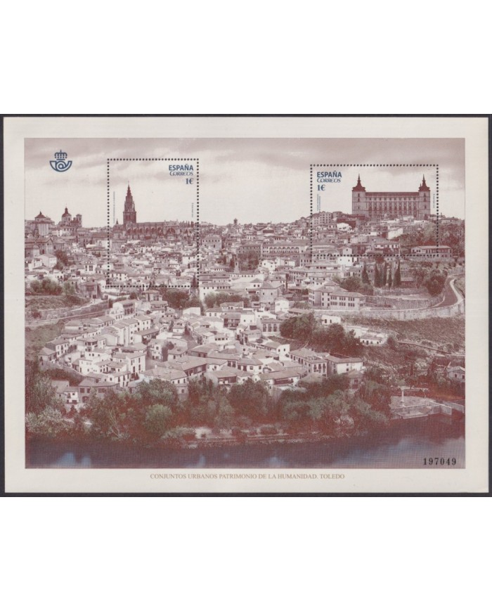 F-EX62231 SPAIN MNH 2014 TOLEDO CITY ARCHITECTURE SPECIAL SHEET.