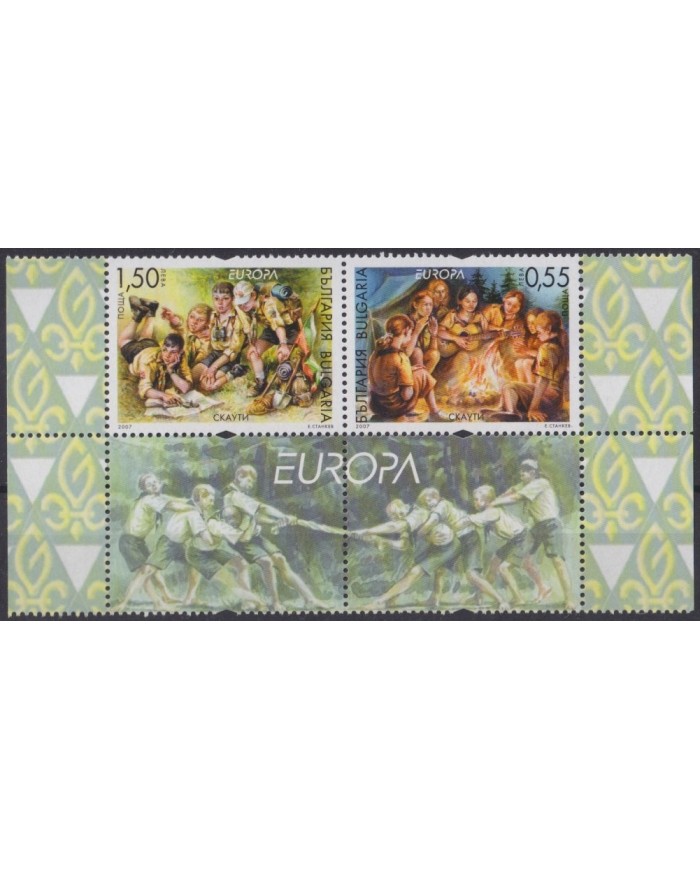 F-EX62906 BULGARIA MNH 2007 EUROPA CEPT BOYS SCOUTS SCOUTING.