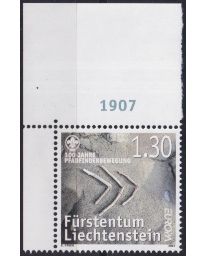 F-EX62910 LIECHTENSTEIN MNH 2007 EUROPA CEPT BOYS SCOUTS SCOUTING.