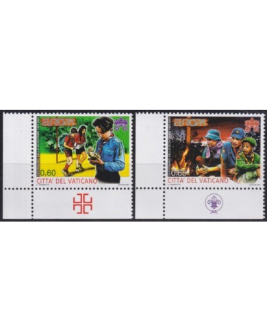 F-EX62916 VATICAN CITY MNH 2007 EUROPA CEPT BOYS SCOUTS SCOUTING.