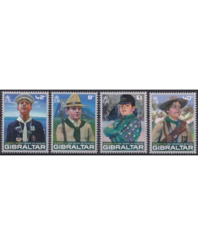 F-EX62922 GIBRALTAR MNH 2007 EUROPA CEPT BOYS SCOUTS SCOUTING.