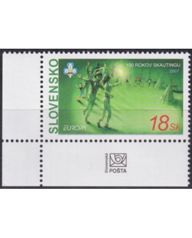 F-EX62923 SLOVAKIA MNH 2007 EUROPA CEPT BOYS SCOUTS SCOUTING.