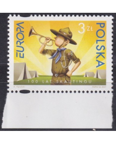F-EX62929 POLAND POLSKA MNH 2007 EUROPA CEPT BOYS SCOUTS SCOUTING.