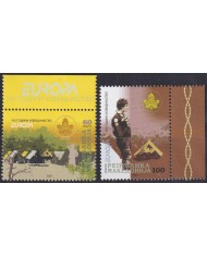 F-EX62930 MACEDONIA MNH 2007 EUROPA CEPT BOYS SCOUTS SCOUTING.