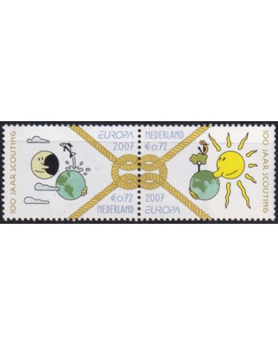 F-EX62937 HOLLAND NEDERLAND MNH 2007 EUROPA CEPT BOYS SCOUTS SCOUTING.