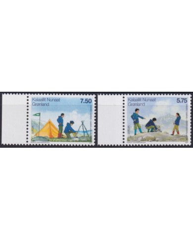 F-EX62991 GREENLAND GRONLAND MNH 2007 EUROPA CEPT BOYS SCOUTS SCOUTING.