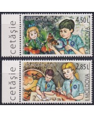 F-EX63002 MOLDOVA MNH 2007 EUROPA CEPT BOYS SCOUTS SCOUTING.