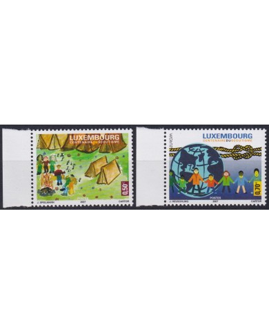 F-EX63005 LUXEMBURG MNH 2007 EUROPA CEPT BOYS SCOUTS SCOUTING.
