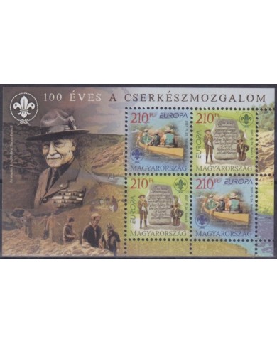 F-EX63012 HUNGARY MNH 2007 EUROPA CEPT BOYS SCOUTS SCOUTING.