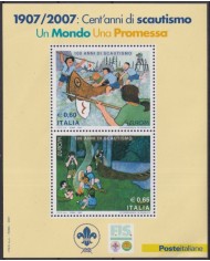 F-EX63022 ITALY MNH 2007 EUROPA CEPT BOYS SCOUTS SCOUTING.