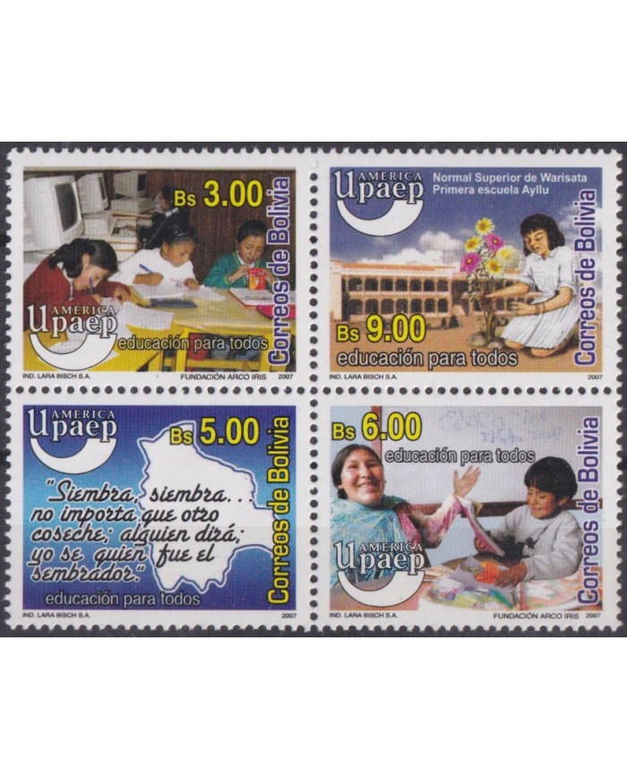 F-EX62950 BOLIVIA MNH 2007 UPAEP EDUCATION SCIENCE CHILDREN.