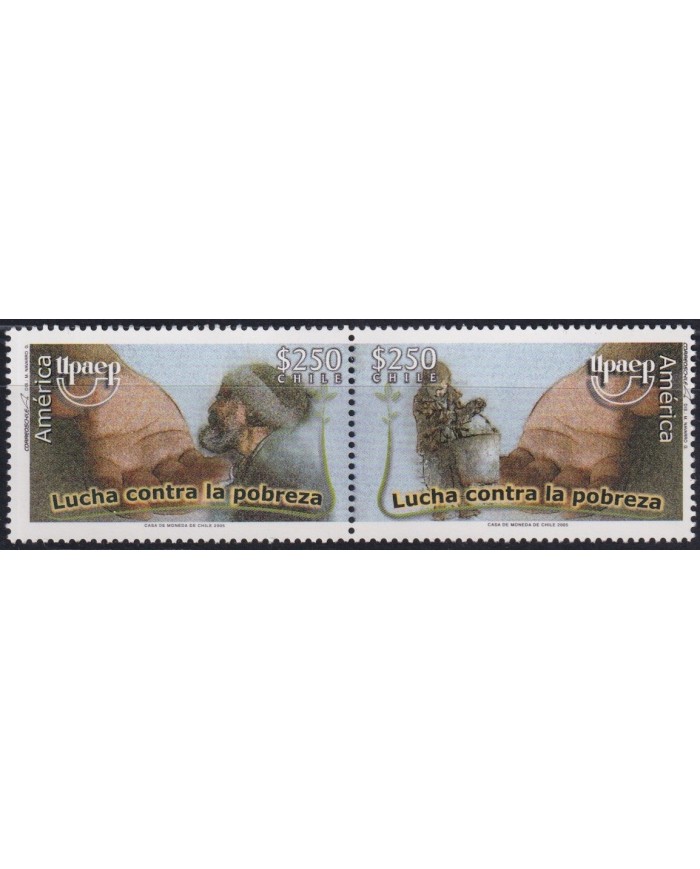 F-EX62960 CHILE MNH 2005 UPAEP FIGHT AGAINST POVERTY.