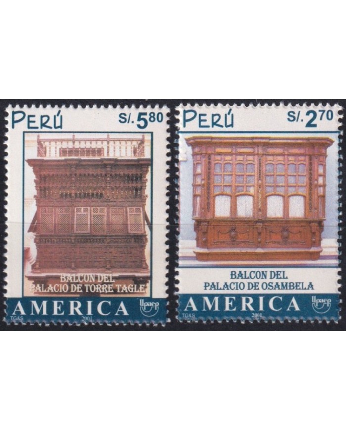 F-EX62959 PERU MNH 2001 UPAEP ARCHITECTURE.