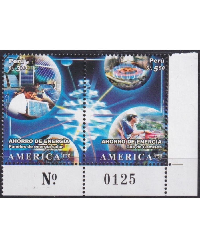 F-EX62948 PERU MNH 2006 UPAEP ELECTRIC ENERGY GAS.