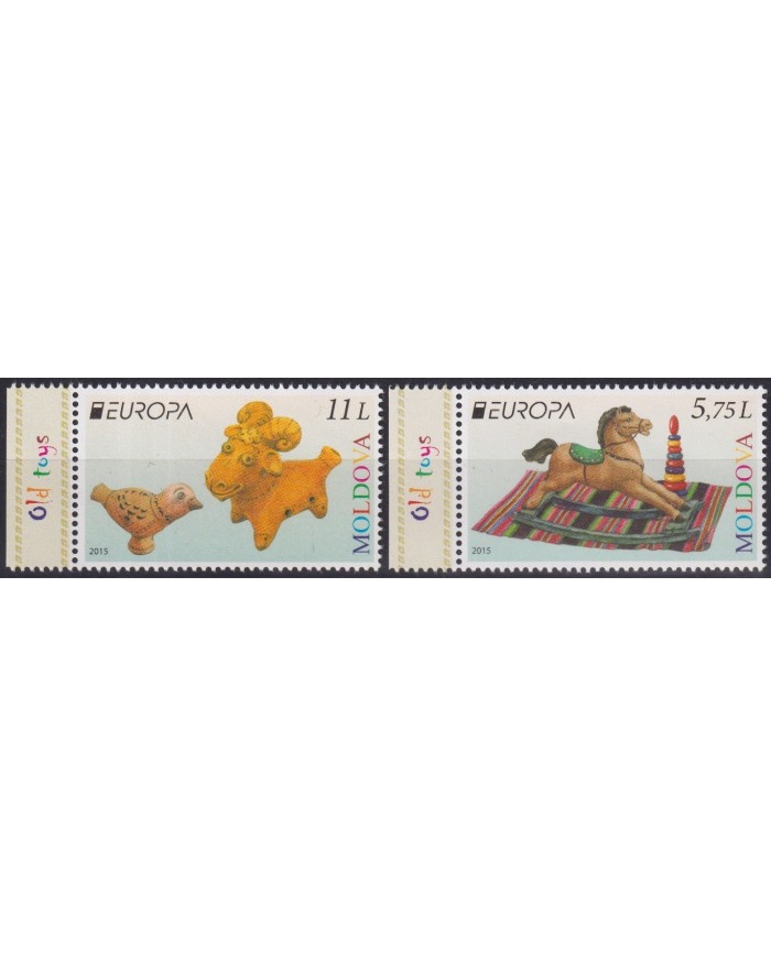 F-EX63029 MOLDOVA MNH 2015 EUROPA CEPT TOYS CHILDREN GAMES.