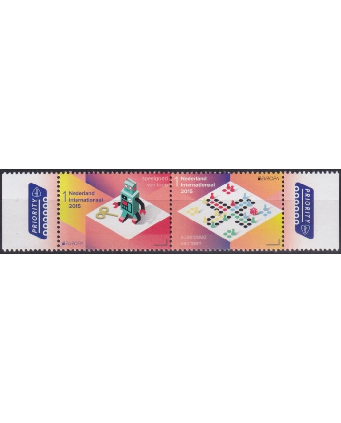 F-EX63030 HOLLAND NEDERLAND MNH 2015 EUROPA CEPT TOYS CHILDREN GAMES.