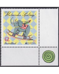 F-EX63033 SWITZERLAND HELVETIA MNH 2015 EUROPA CEPT TOYS CHILDREN GAMES CYCLE.