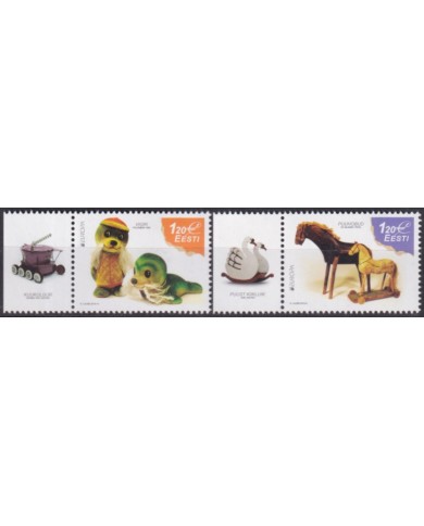 F-EX63036 ESTONIA EESTI MNH 2015 EUROPA CEPT TOYS CHILDREN GAMES.