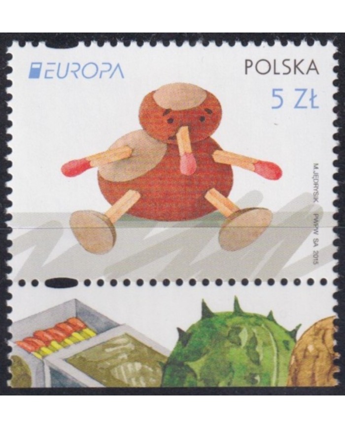 F-EX63039 POLAND MNH 2015 EUROPA CEPT TOYS CHILDREN GAMES.
