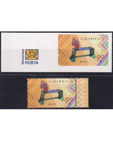 F-EX63042 SLOVAKIA MNH 2015 EUROPA CEPT TOYS CHILDREN GAMES + BOOKLED.