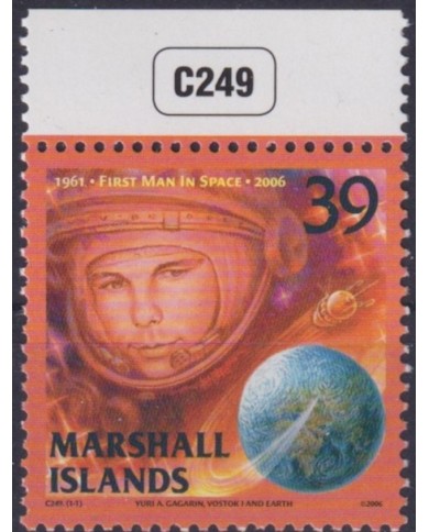 F-EX63003 MARSHALL IS MNH 2006 GAGARIN SPACE COSMOS SATELLITE EARTH PLANET.