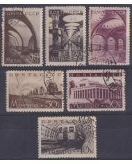 F-EX62089 RUSSIA 1938 USED MOSCOW SUBWAY RAILROAD RAILWAYS LOCOMOTIVE.