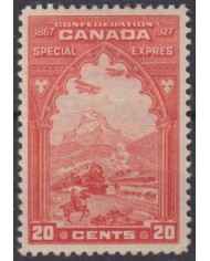 F-EX62054 CANADA 1927 MH RAILWAYS RAILROAD LOCOMOTIVE.