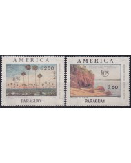 F-EX63070 PARAGUAY MNH 1990 AMERICA UPAEP DISCOVERY LANDSCAPE.