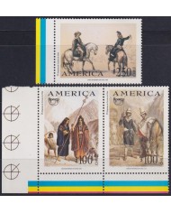 F-EX63081 CHILE MNH 1996 AMERICA UPAEP TRADITIONAL COSTUMES.