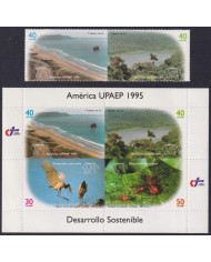 F-EX63075 COSTA RICA MNH 1995 AMERICA UPAEP NATURA PRESERVATION BIRD.