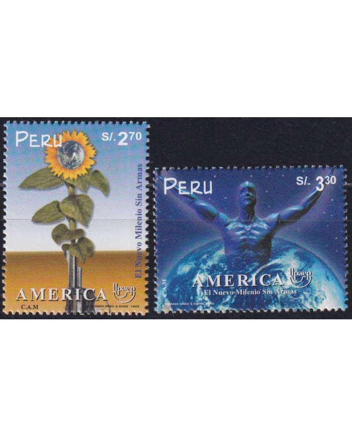 F-EX63136 PERU MNH 1999 UPAEP NEW MILLENIUM WITHOUT ARMS.