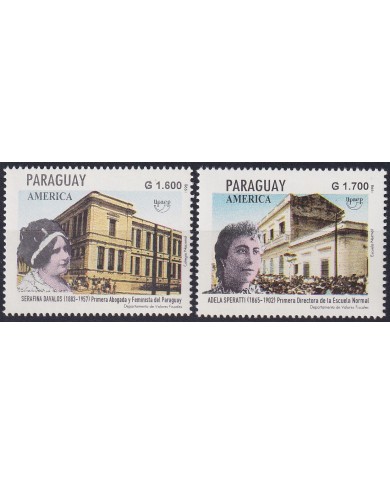 F-EX63097 PARAGUAY MNH 1998 AMERICA UPAEP GREAT WOMAN SERAFINA DAVALOS SPERATTI.