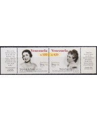F-EX63107 VENEZUELA MNH 1998 AMERICA UPAEP GREAT WOMAN TERESA PARRA CARREÑO.