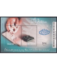 F-EX63127 BRAZIL MNH 1999 AMERICA UPAEP NEW MILLENIUM WITHOUT WEAPONS ARMS.