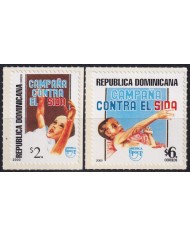 F-EX63113 DOMINICANA REP MNH 2000 AMERICA UPAEP HEALTH WORLD DAY OF AISD VIH SIDA.