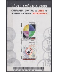 F-EX63128 BRAZIL MNH 2000 AMERICA UPAEP HEALTH DAY OF AISD VIH SIDA ANTI DRUGS.