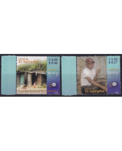 F-EX63099 EL SALVADOR MNH 2005 AMERICA UPAEP FIGHT AGAINT POVERTY.