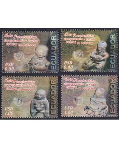 F-EX63100 ECUADOR MNH 2006 AMERICA UPAEP FIGHT AGAINT POVERTY ARCHAELOGY POTTERY.
