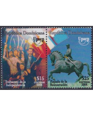 F-EX63211 DOMINICANA MNH 2008 AMERICA UPAEP NATIONAL HOLIDAYS INDEPENDENCE.