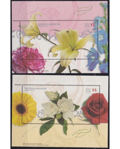 F-EX63210 ARGENTINA MNH 2008 AMERICA UPAEP NATIONAL HOLIDAYS FLOWER.