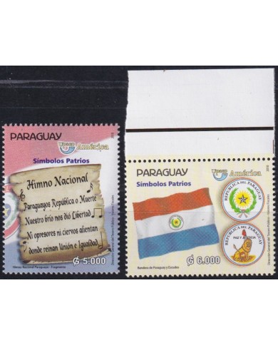 F-EX63208 PARAGUAY MNH 2010 AMERICA UPAEP NATIONAL SYMBOLS FLAG.