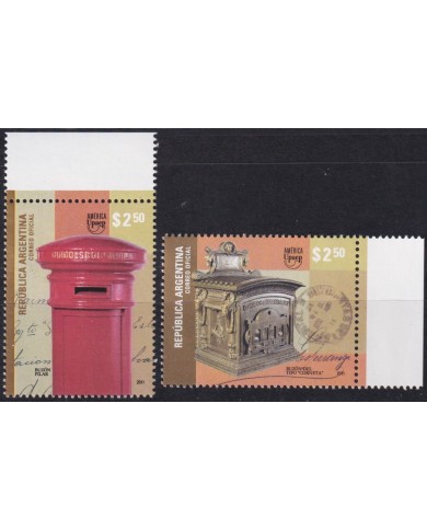 F-EX63194 ARGENTINA MNH 2011 AMERICA UPAEP BUZONES POST BOXES.